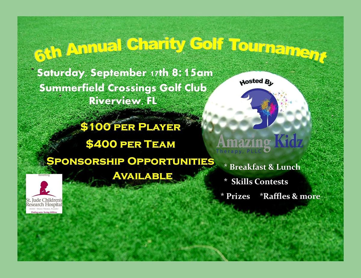 6th Annual Charity Golf Tournament, Summerfield Crossings Golf Club