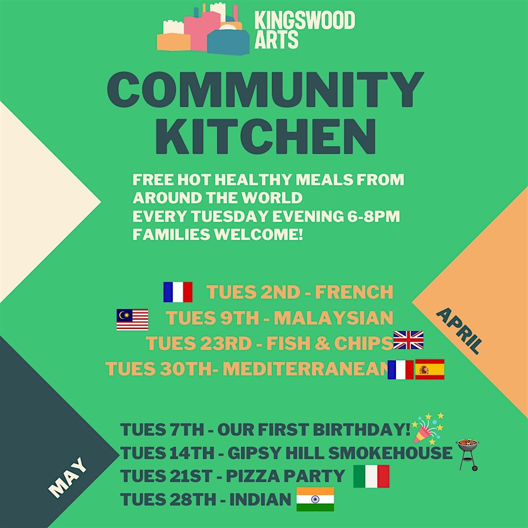 Kingswood Arts Community Kitchen- PIZZA NIGHT!