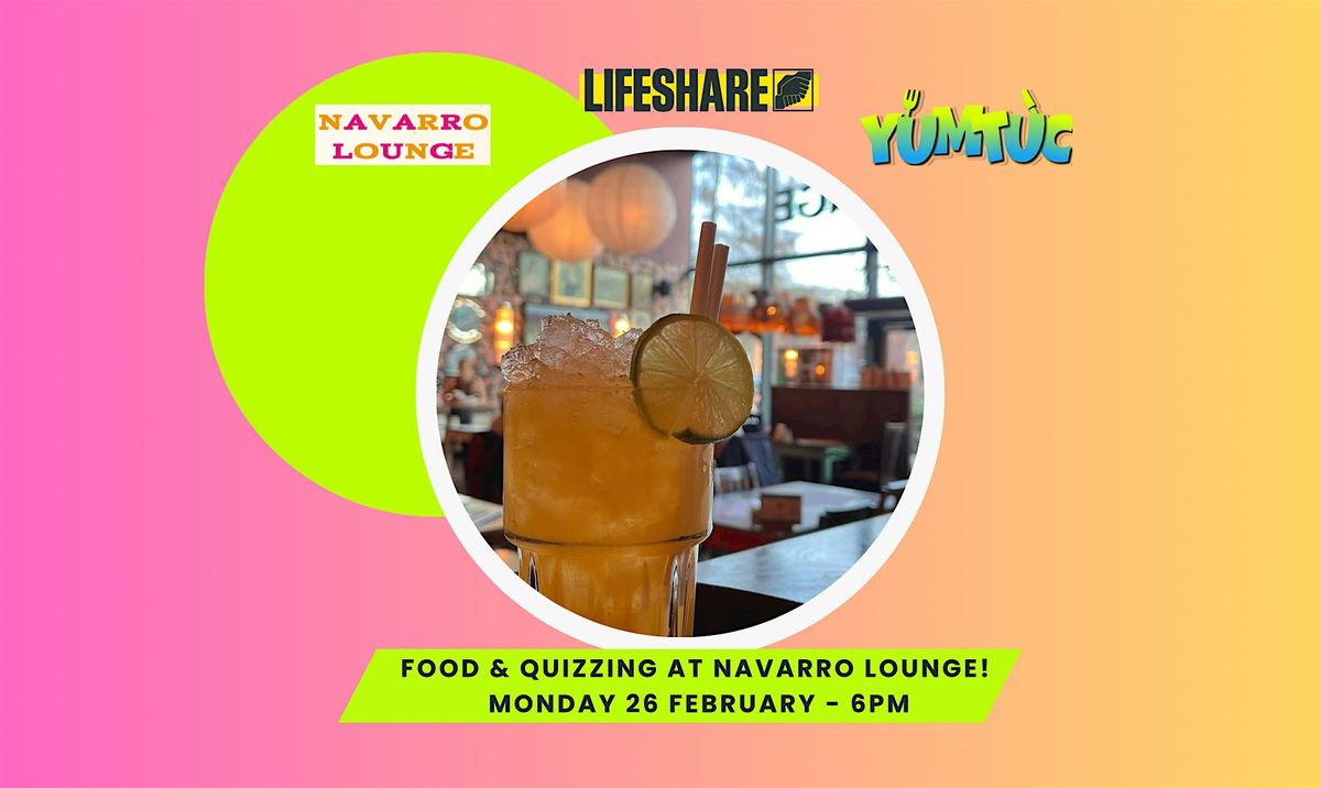 Quiz night with Navarro Lounge and YumTuc!