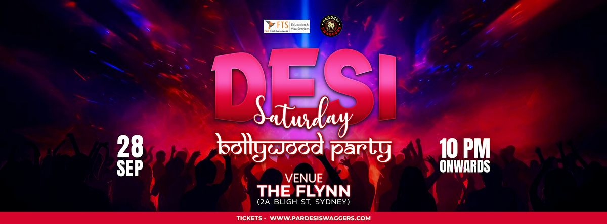 Desi Saturday Bollywood Party At The Flynn, Sydney