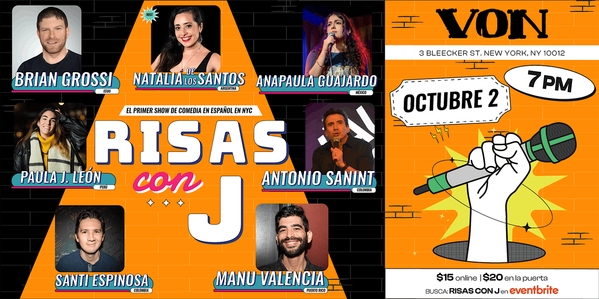 Risas con J: Stand-Up en Espa\u00f1ol (10\/2)!