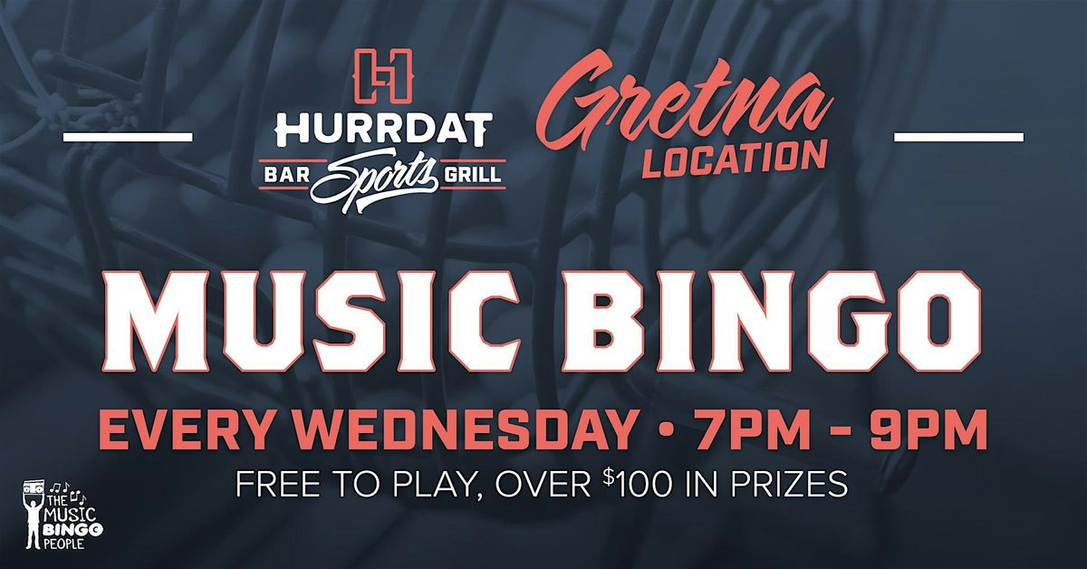 Music Bingo! Gretna Location!