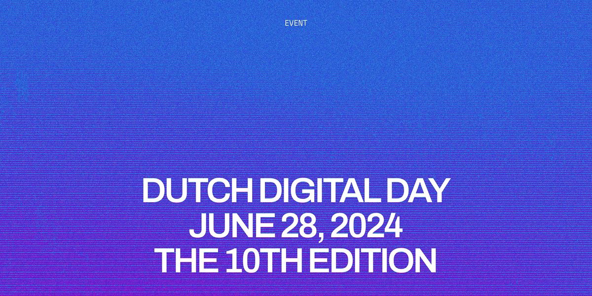 Dutch Digital Day 2024