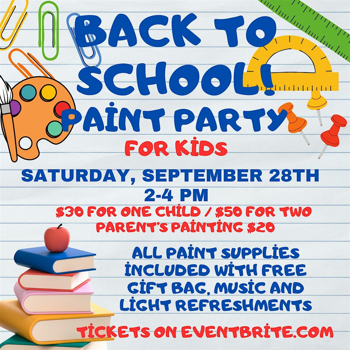 Bronx Paint Back to School Paint Party