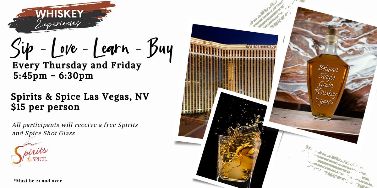 Spirits & Spice Las Vegas Whiskey Experience