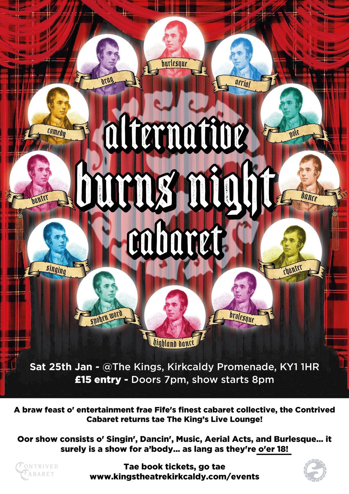 Contrived Cabaret Burns Night