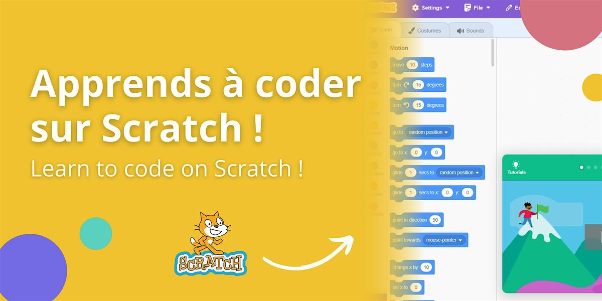 Apprends \u00e0 coder sur Scratch - Learn to code on Scratch - EN\/FR