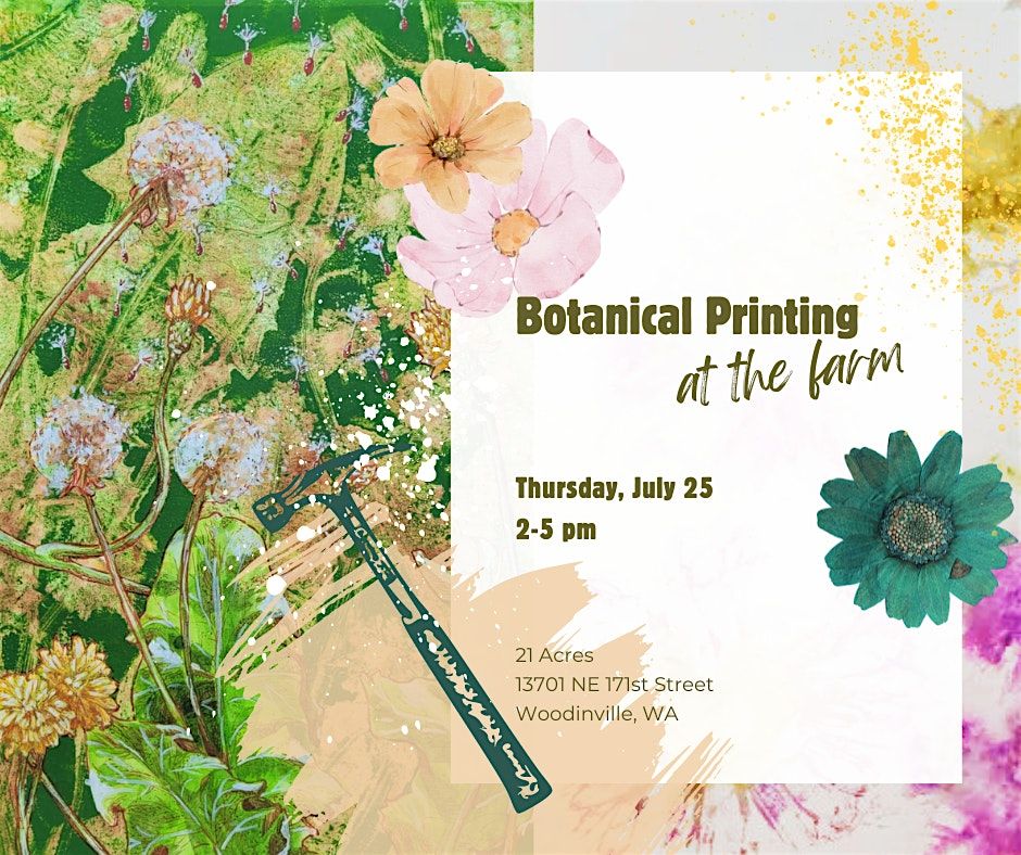 Botanical Printing at the Farm
