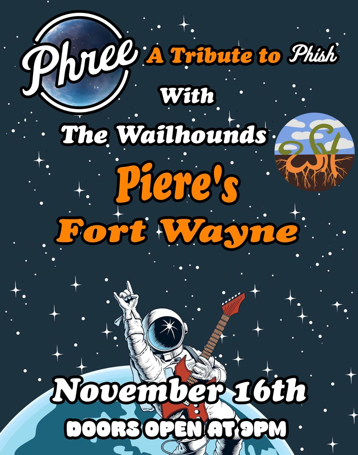 Phree with The Wailhounds at Piere's