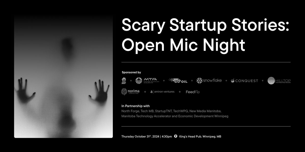 Scary Startup Stories: Open Mic Night