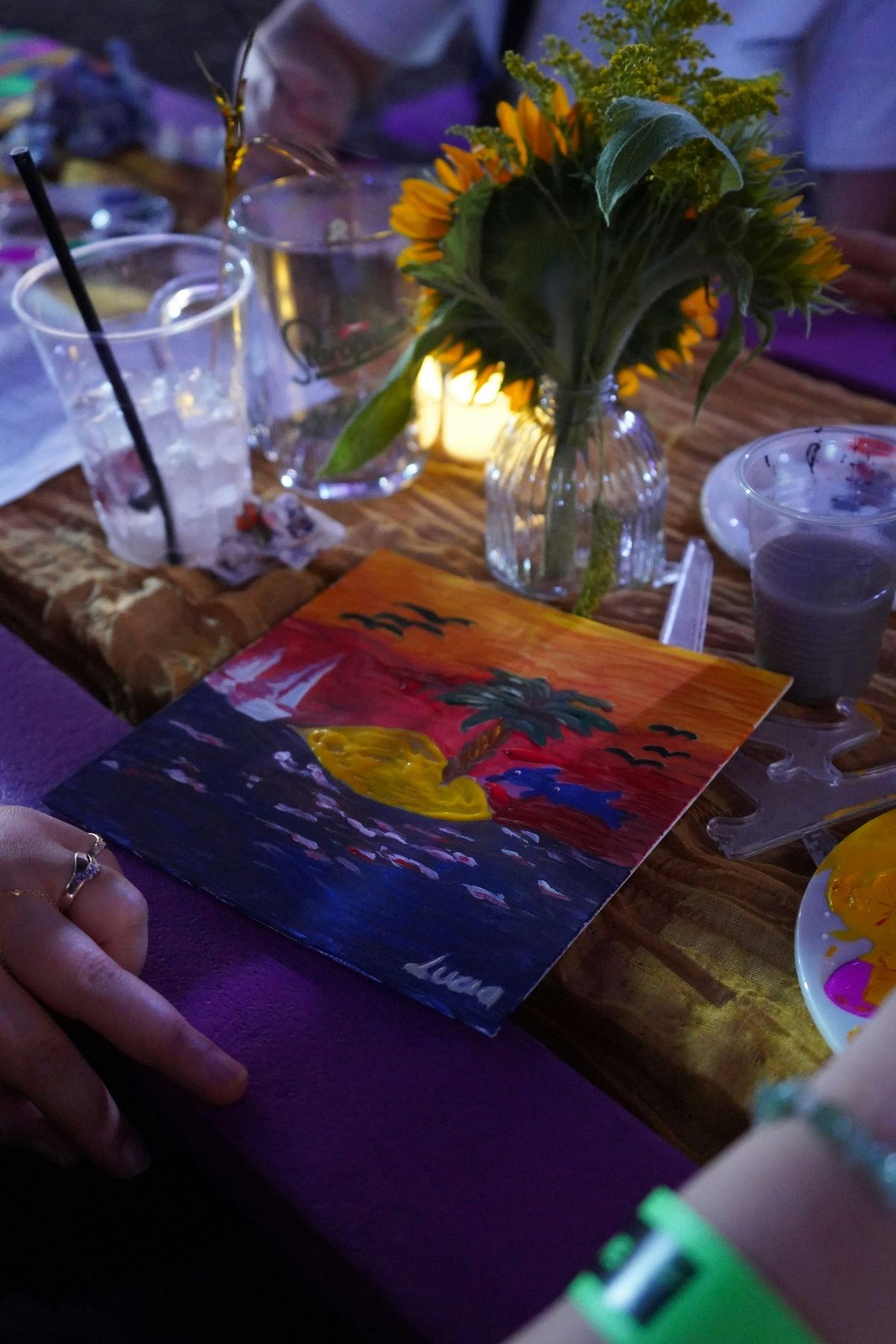 Sip & Paint Day Party