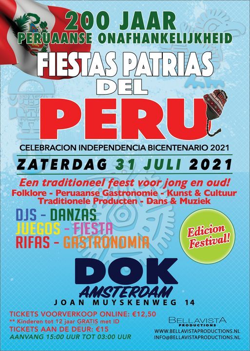 Fiestas Patrias del Peru 2021 - Nederland
