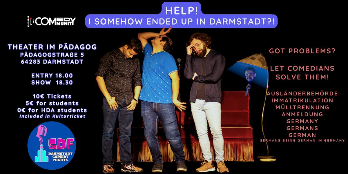 SO DARM FUNNY! #060  Panel Show: Help! I somehow ended up in Darmstadt?!