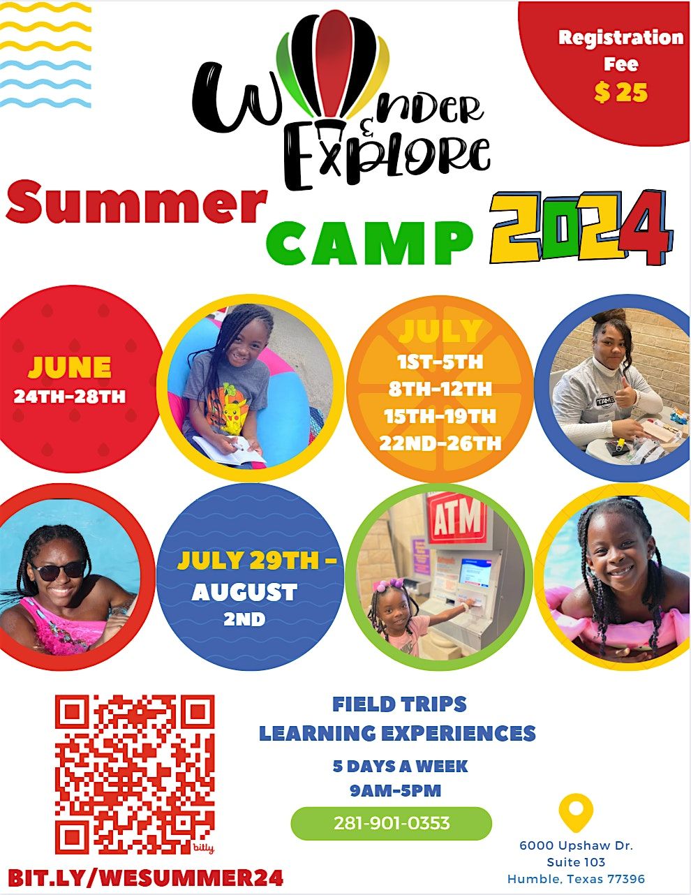 Wonder & Explore Summer CAMP 2024