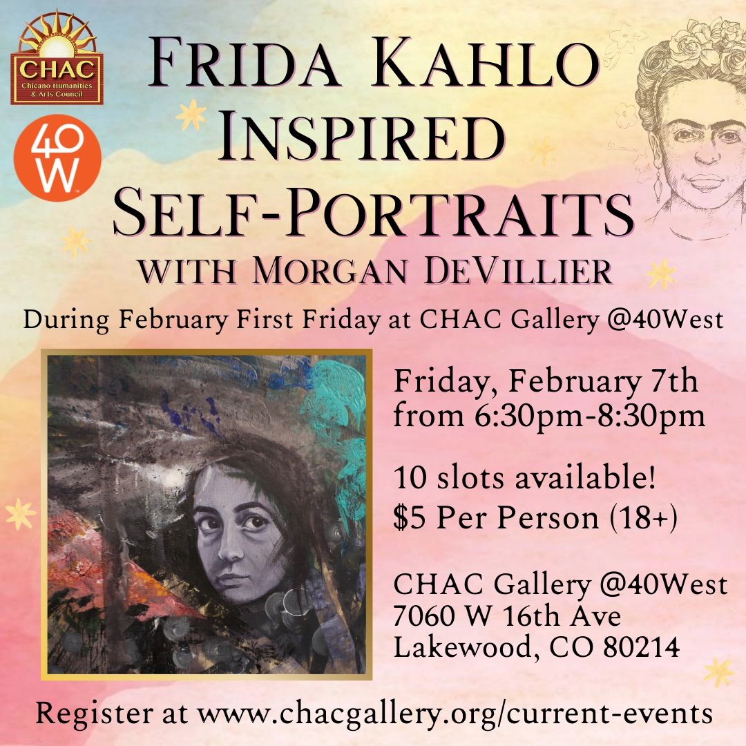 First Friday Frida Kahlo Inspired Self-Portraits