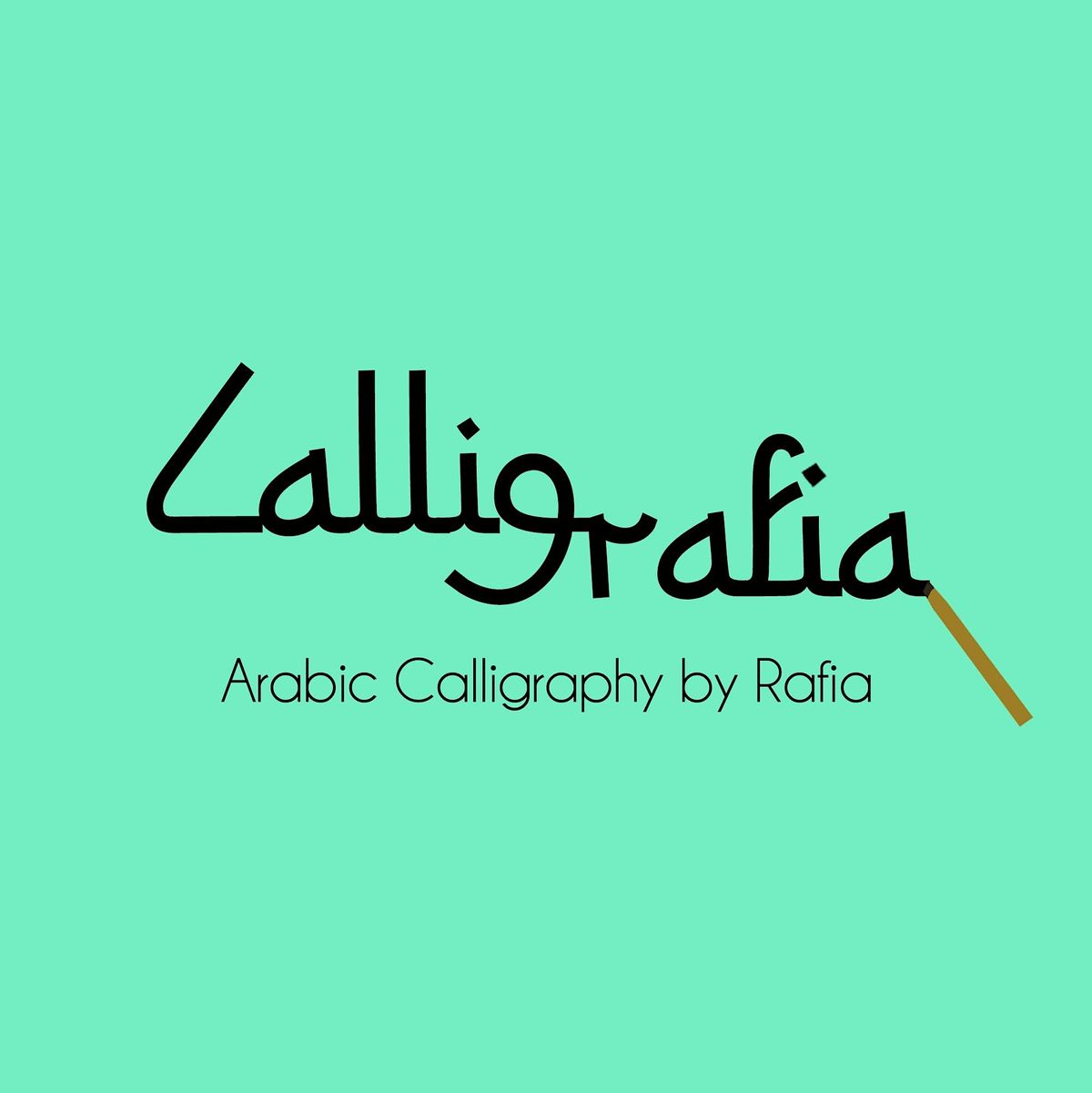 Paint Your Own Arabic Calligraphy Canvas