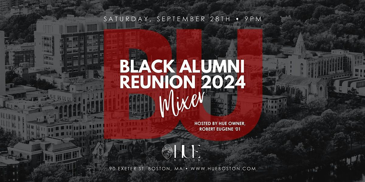 BU BLACK ALUMNI REUNION MIXER