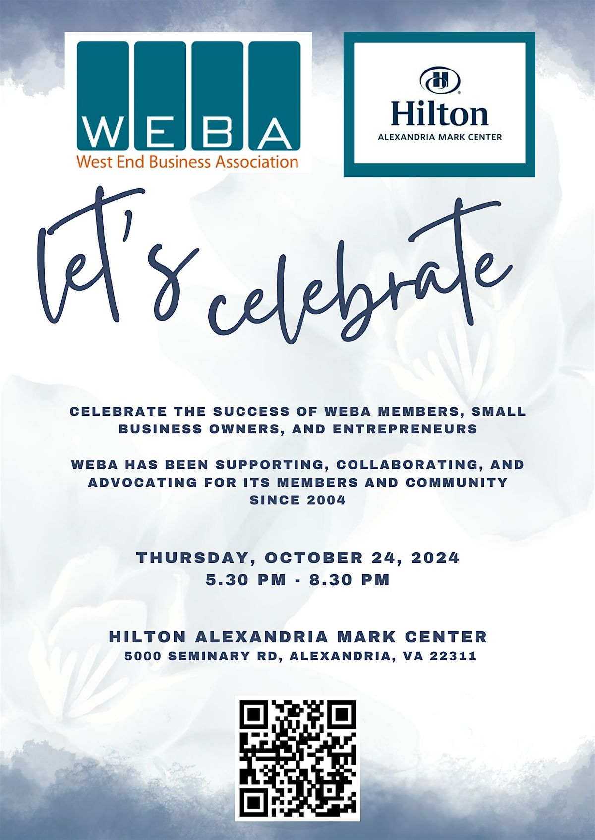 WEBA's Annual Celebration at Hilton Alexandria Mark Center