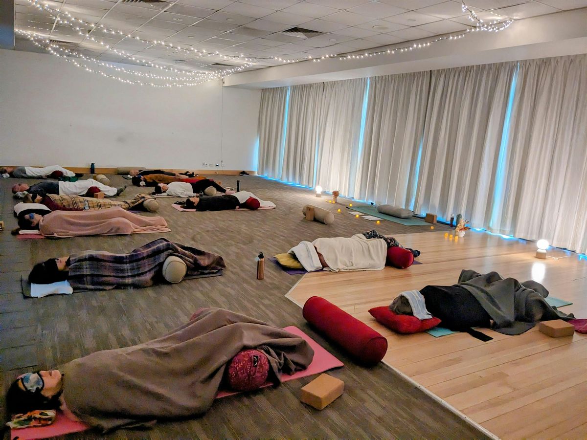 A monthly indulgence of yin + nidra, 2hrs of relaxation