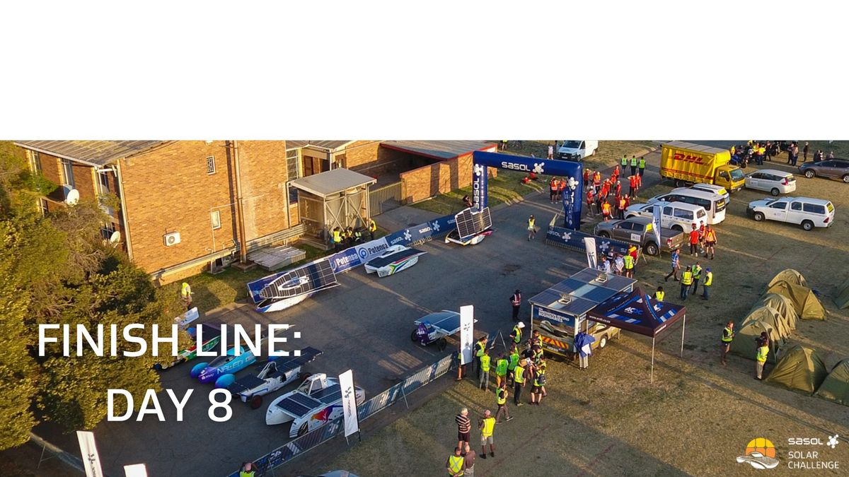 Cape Town: Sasol Solar Challenge Finish Line