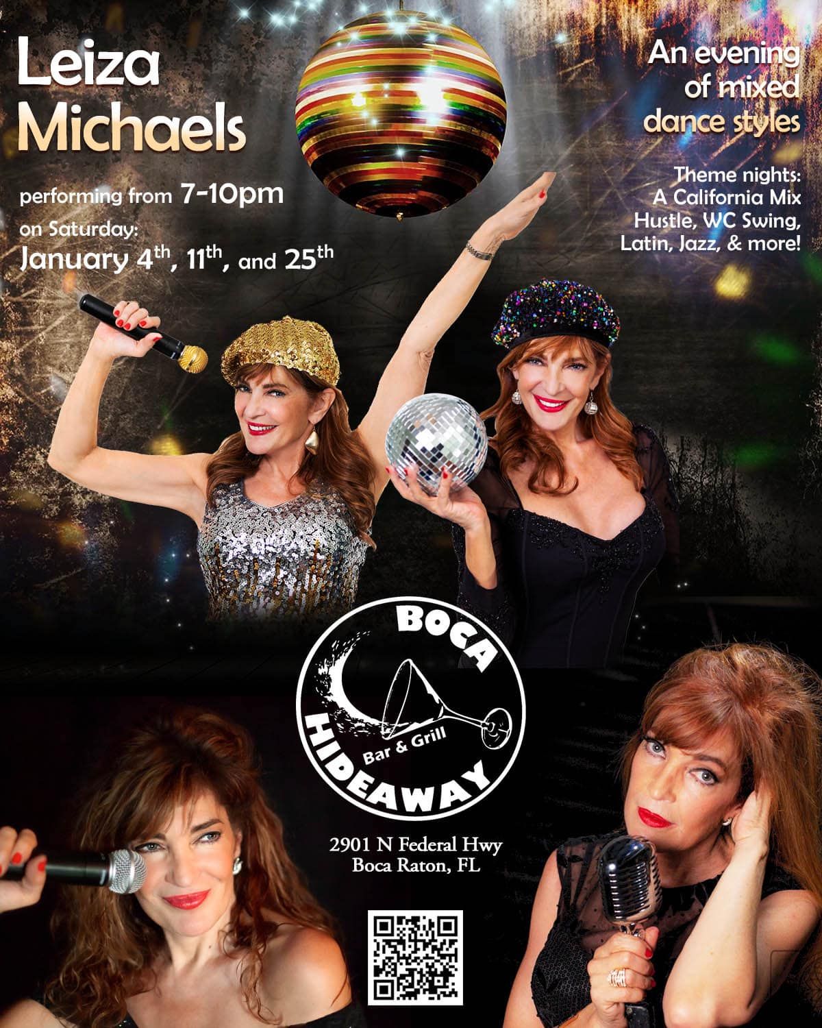 Leiza Michaels: The Magic is in the Music- WCS, Hustle, Ballroom, Latin, Jazz, Top 40 DANCE PARTY!