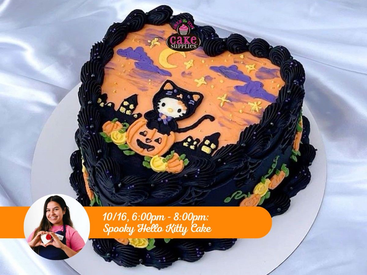 SPOOKY HELLO KITTY (INSPIRED) CAKE 