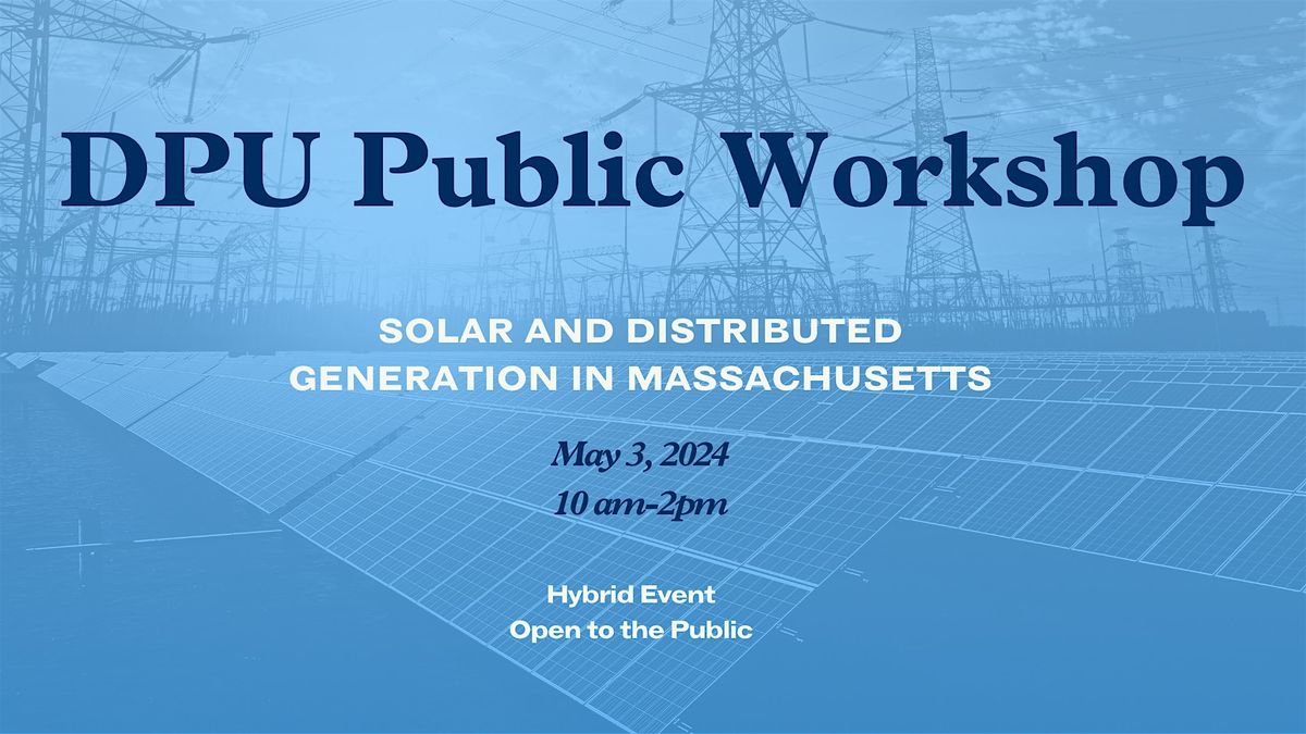 DPU Distributed Generation Clean Energy Workshop