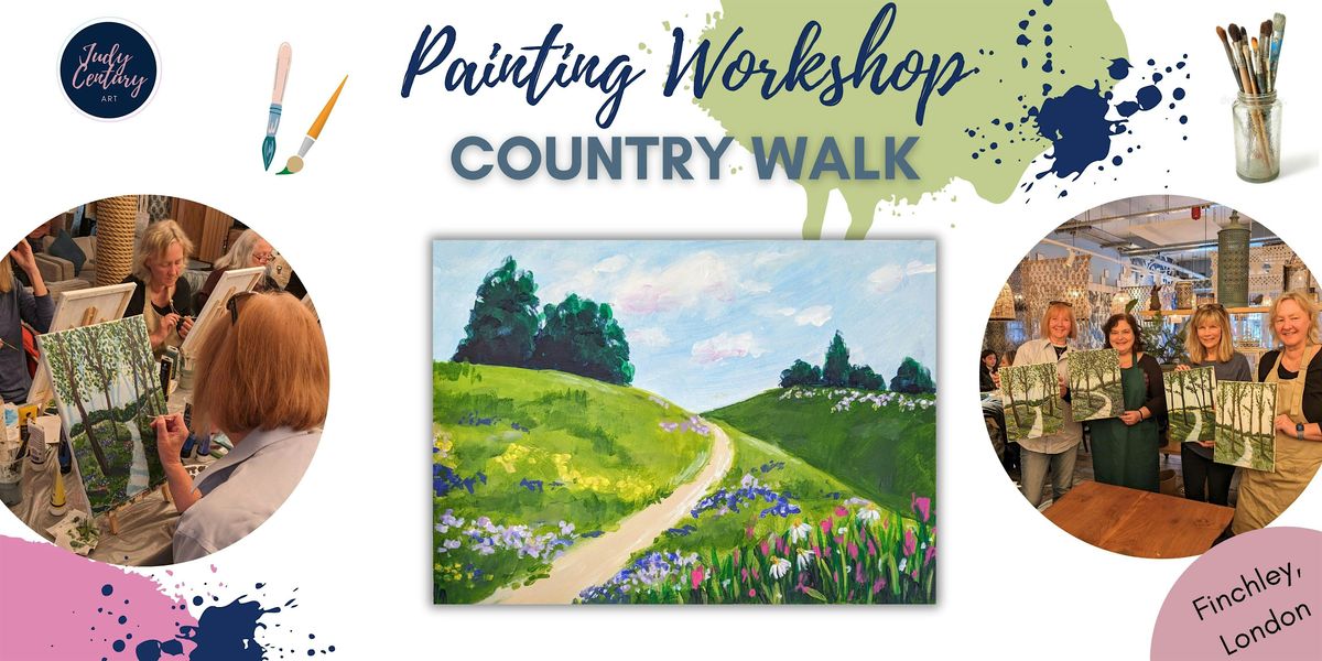 Painting Workshop - Paint your own English countryside landscape! NW London