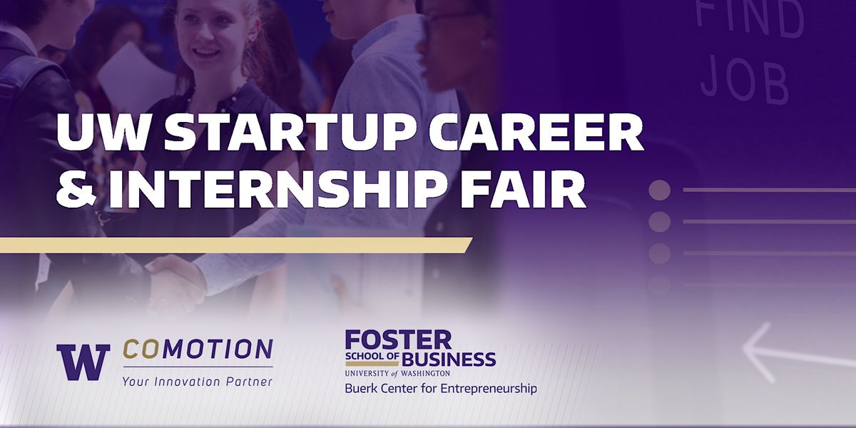 UW Startup Career & Internship Fair 2023, UW HUB North Ballroom (2nd