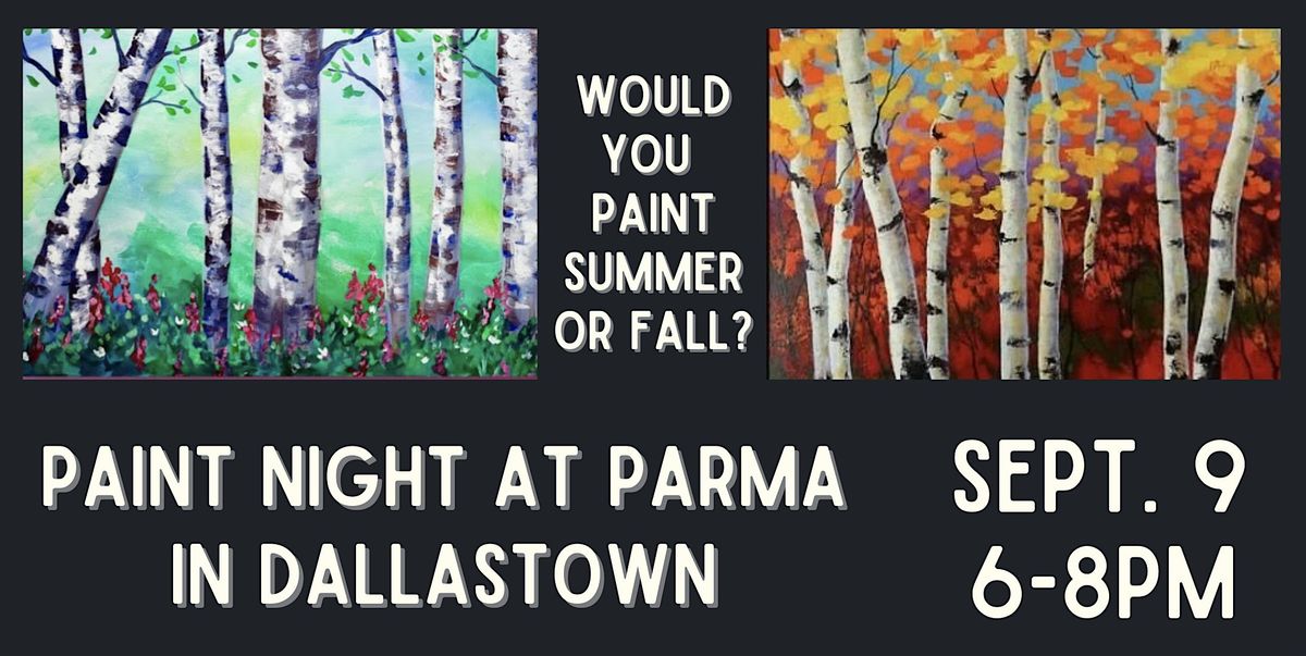 Tree Painting: Summer or Fall Paint Night