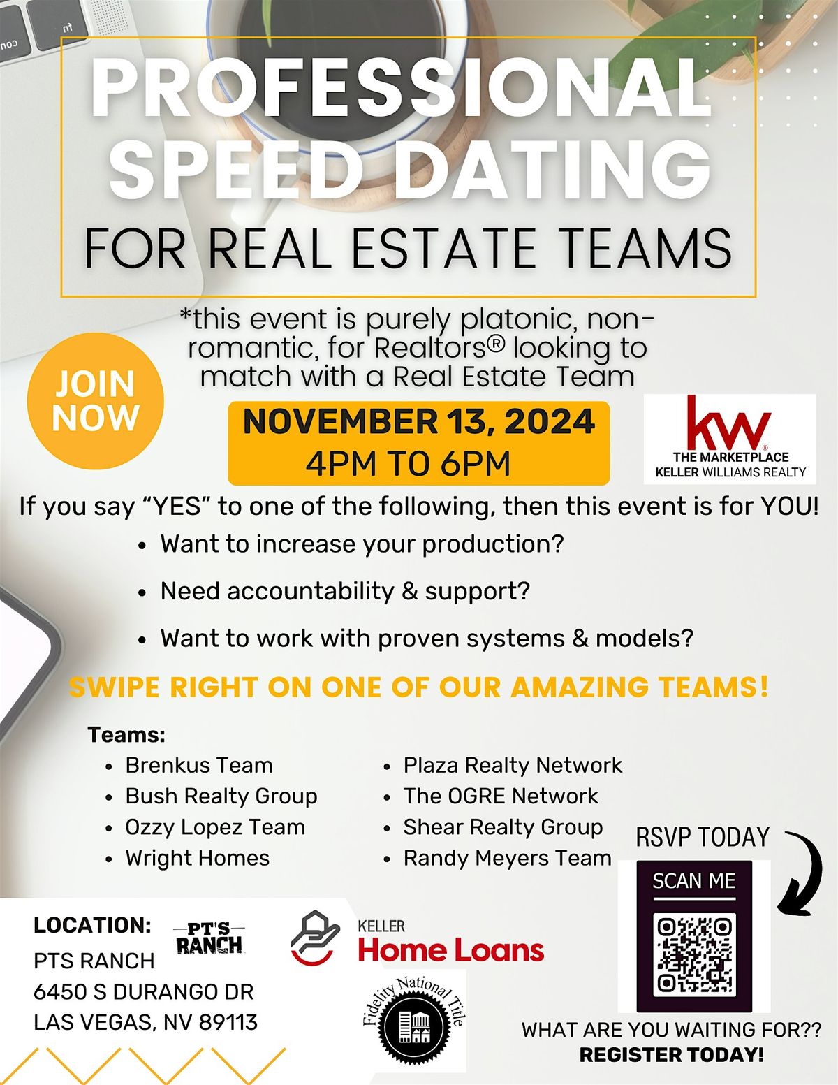 PROFESSIONAL SPEED DATING FOR REAL ESTATE TEAMS