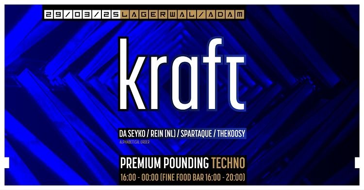 KRAFT | 29 MAART 2025 | A\u2019dam | Lagerwal