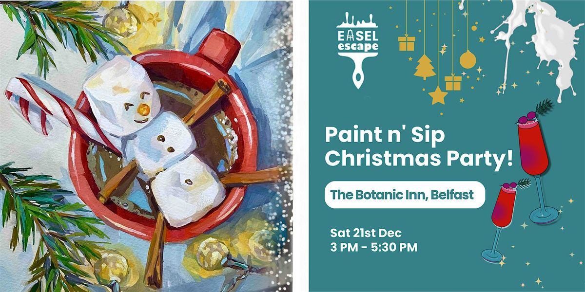 Paint n' Sip Christmas Party!