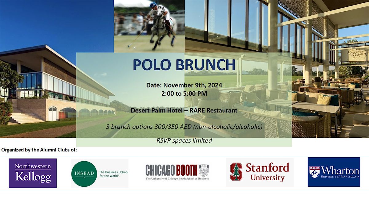 Interalumni B-School Polo  Brunch - November  9th 2024