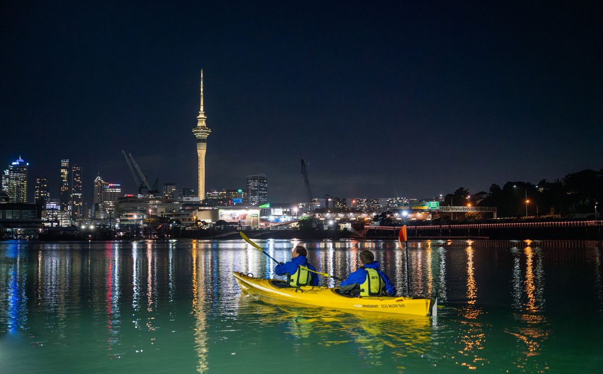 City Lights Night Kayak Tour Launch!