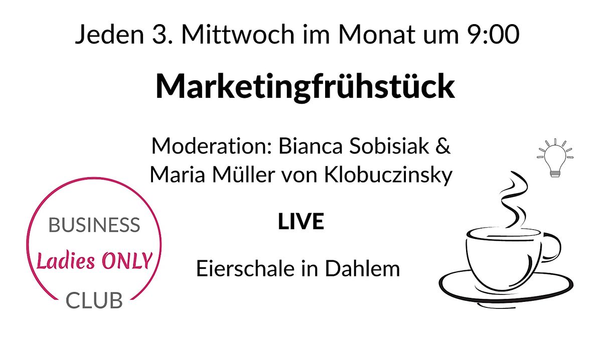 Marketing-Fr\u00fchst\u00fcck in der Eierschale in Berlin-Dahlem