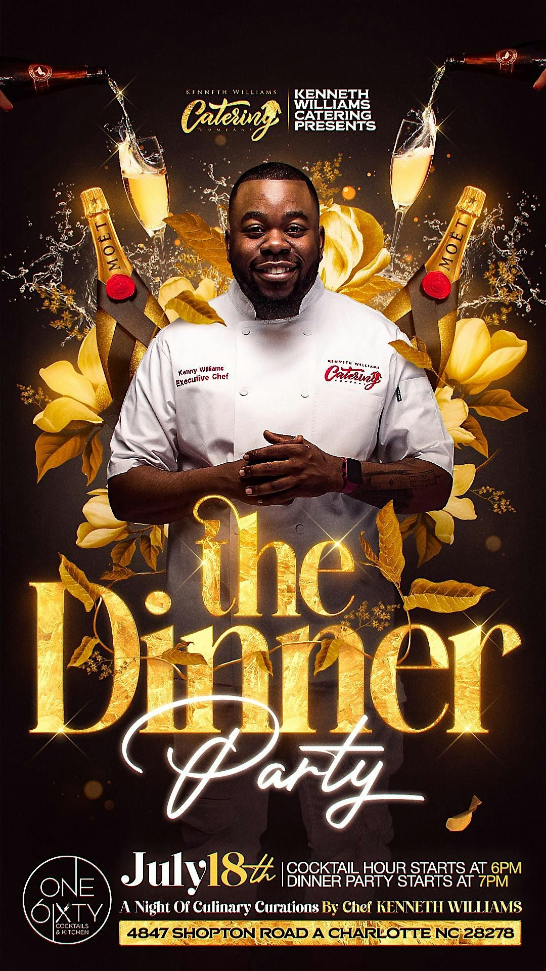 The Dinner Party! A night of culinary curations by Chef Kenneth Williams