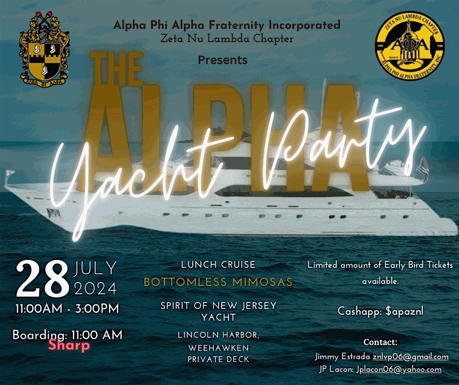 Alpha Boat Ride Brunch
