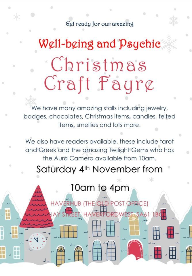 Well-being and Psychic Christmas Craft Fayre