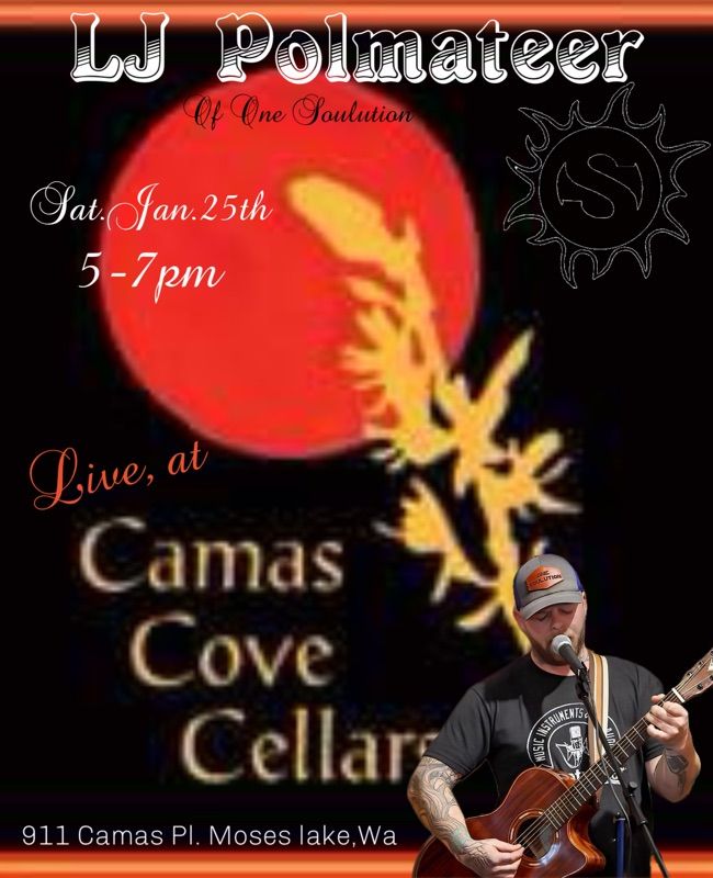 LJ Polmateer at Camas cove cellars