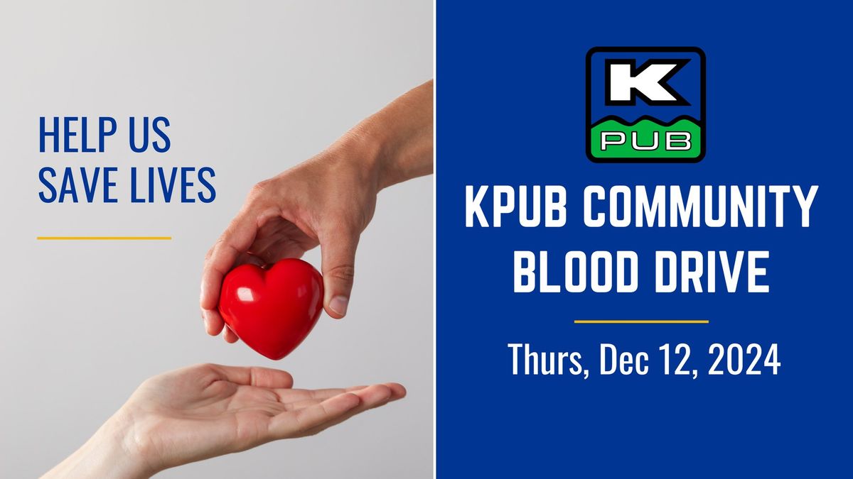 KPUB Community Blood Drive