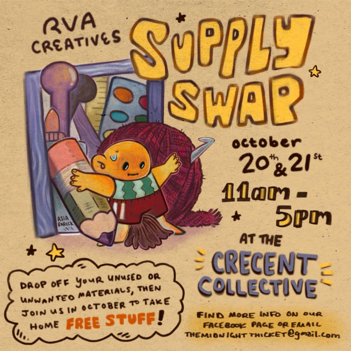 RVA Creatives Supply Swap! 