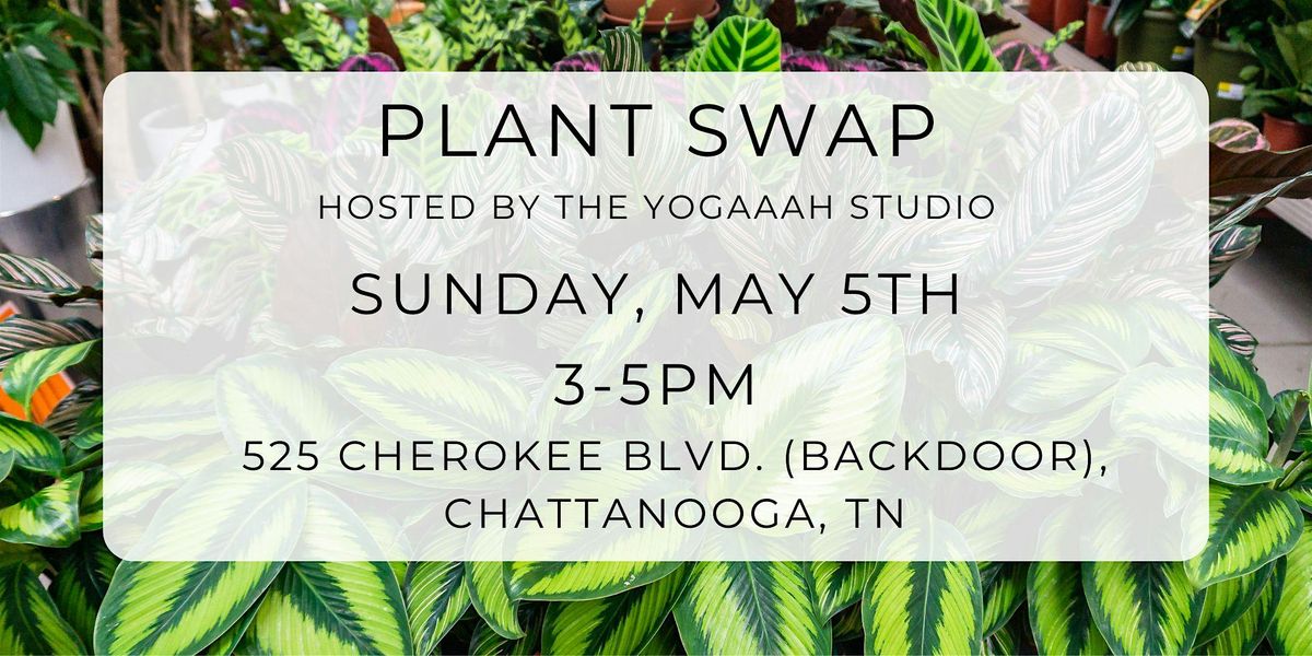 Plant Swap Hosted at the Yogaaah Studio