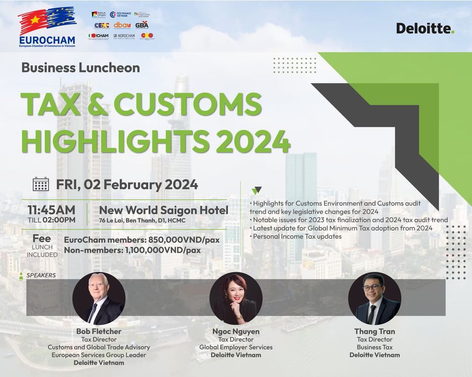 [HCM] [Business Luncheon] Tax & Customs Highlights 2024