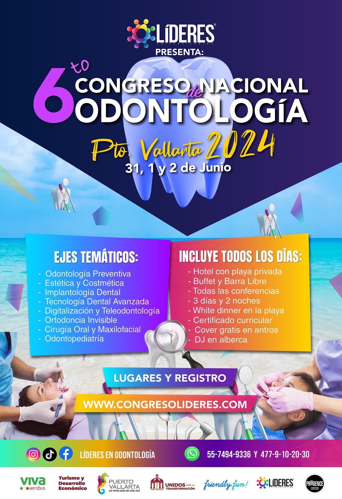6to Congreso Internacional de Odontolog\u00eda - L\u00edderes