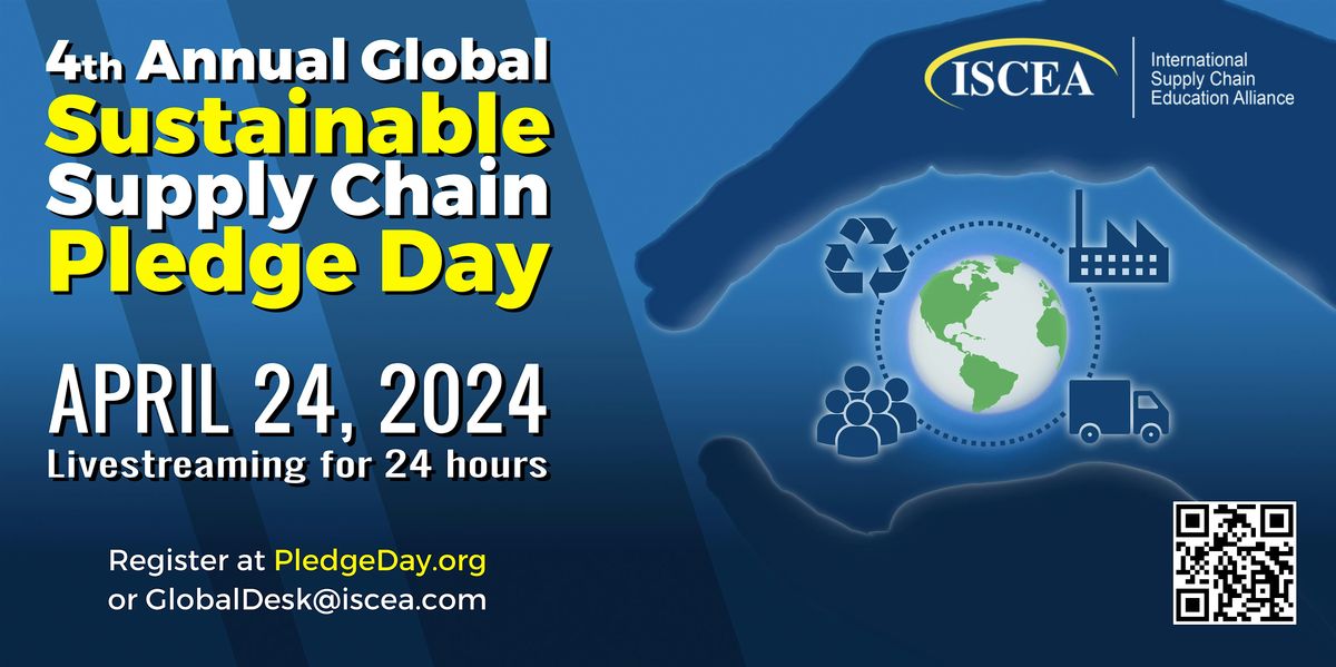 5th Annual Sustainable Supply Chain Pledge Day! (April 24, 2025)