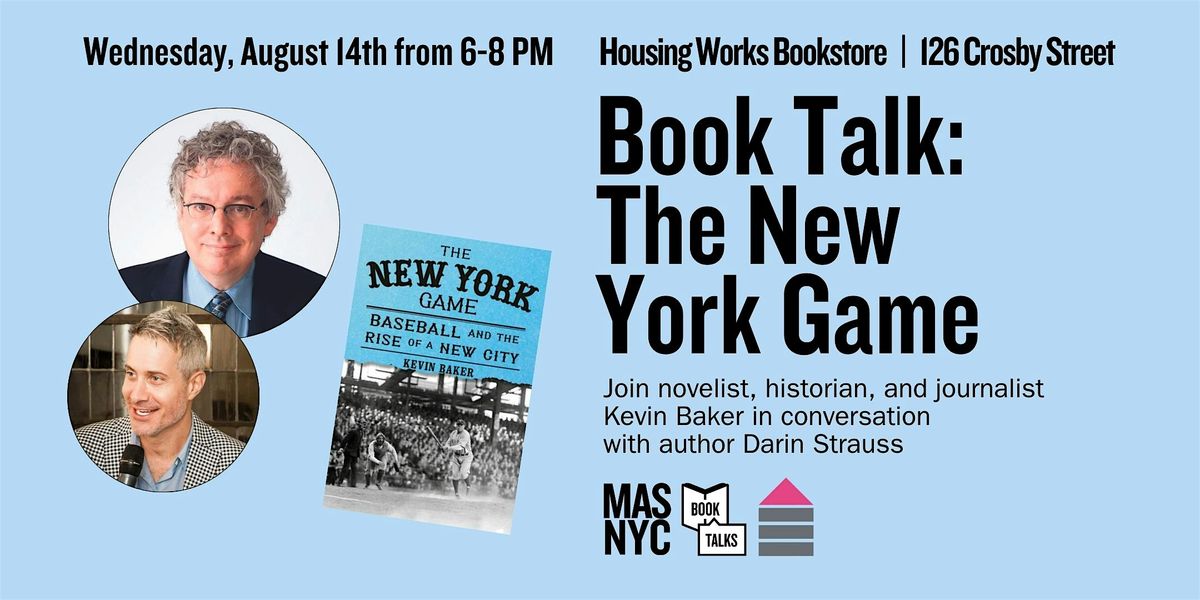 Book Talk: The New York Game