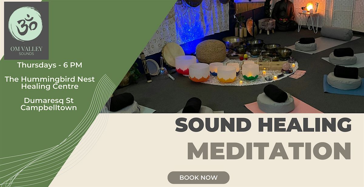 Thursdays Night  Group Sound Bath Meditation- Campbelltown NSW