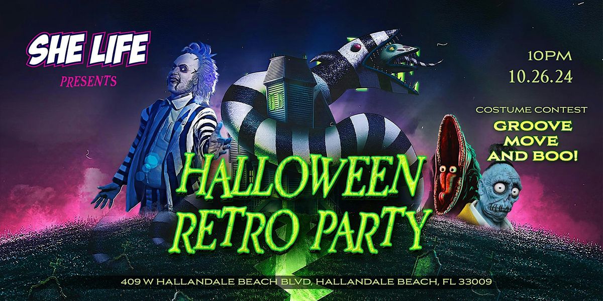 HALLOWEEN RETRO PARTY - FLASH BACK TO 80's 90's 00's