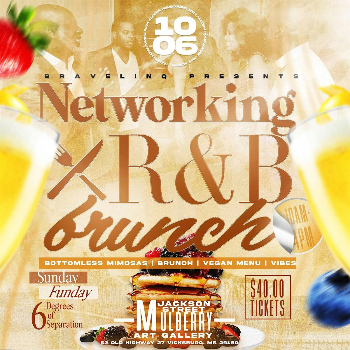 Alcorn Homecoming 2024 - Networking and R&B Brunch